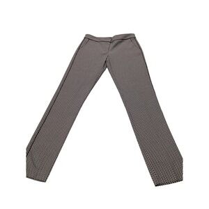 Long Tall Sally Slim Pants Black White Check Stretch Trousers EU40 US8 Minimalis